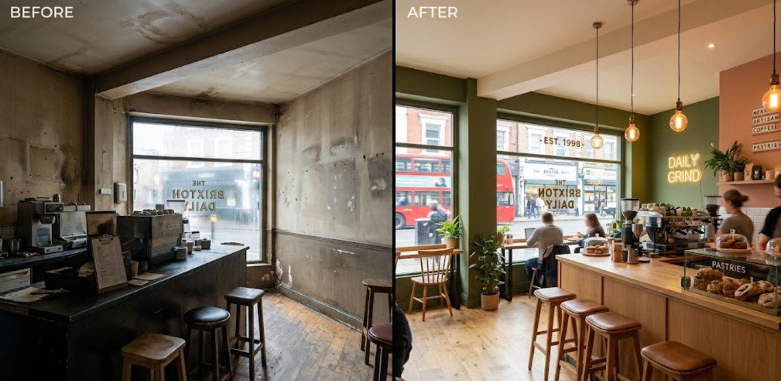 Commercial Painting Contractors for Cafés in Deptford