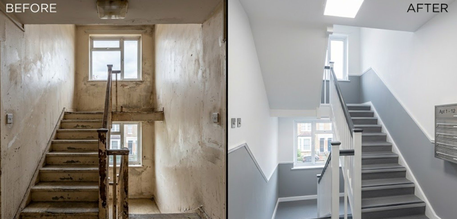 Hallway and Staircase Painting Services in Brockley